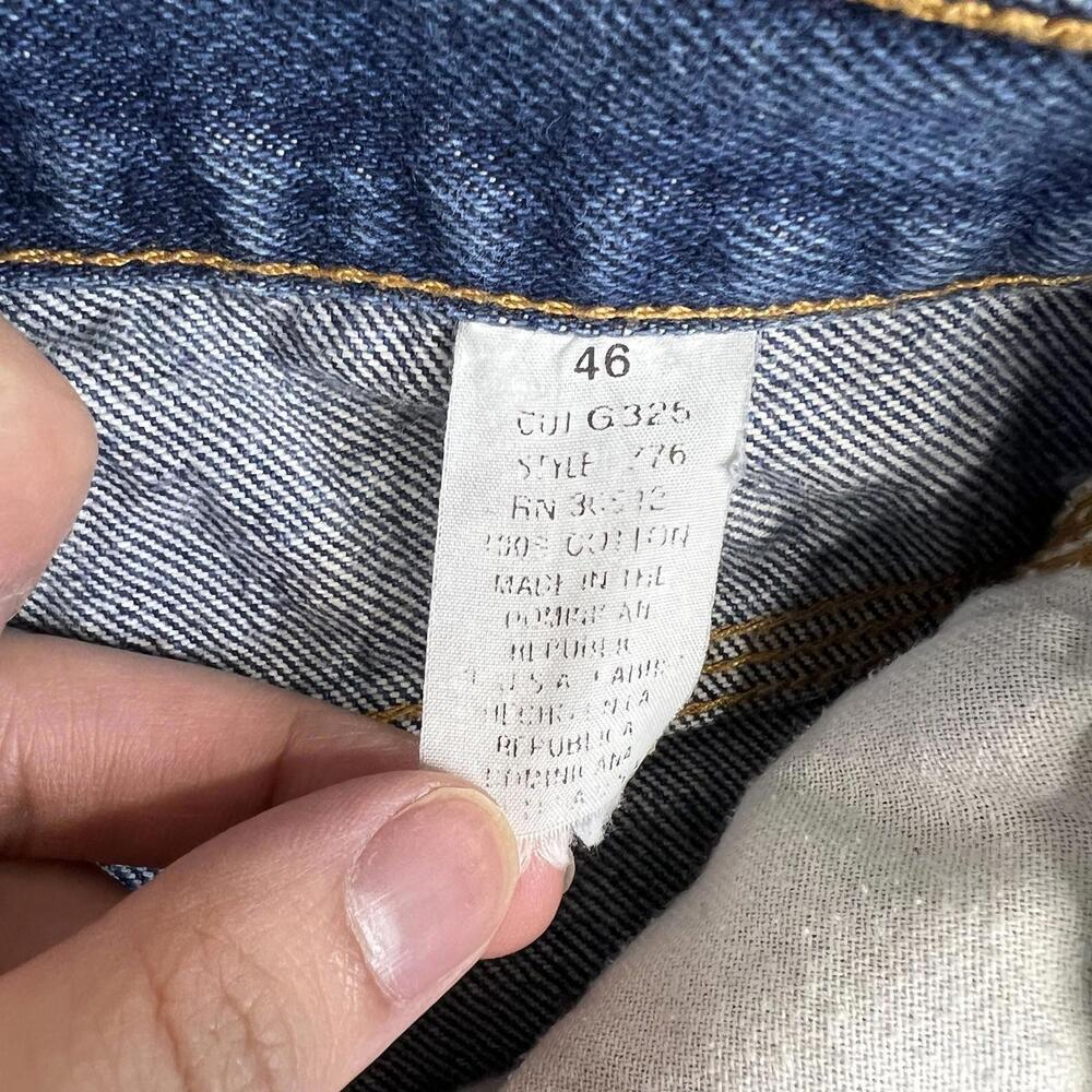 Vintage Ben Davis Carpenter Jeans Mens 44* Blue Medium Wash Workwear Denim - Picture 5 of 10